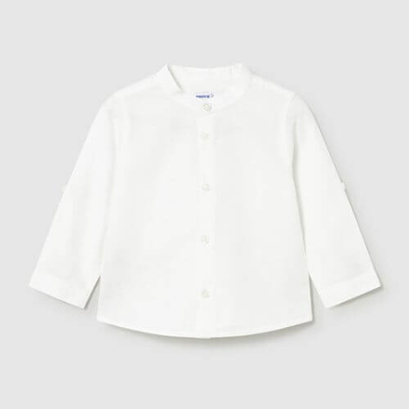 Bluze-Tricouri Baieti - Camasa din bumbac pentru baieti Mayoral, Alb - 1116-35