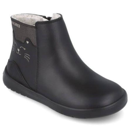 Noua Colectie De Toamna - Cizme copii fete din piele imblanite Biomecanics, Negru - 251233-A054FB
