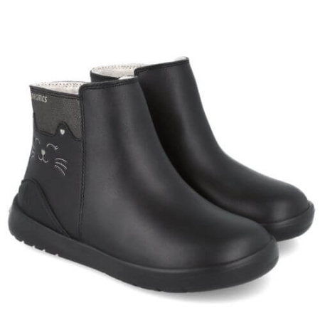 Cizme copii fete din piele imblanite Biomecanics, Negru - 251233-A054FB [1]