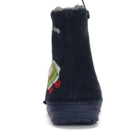 Cizme copii baieti din piele imblanite DD Step,Albastru - W071-42496 [2]