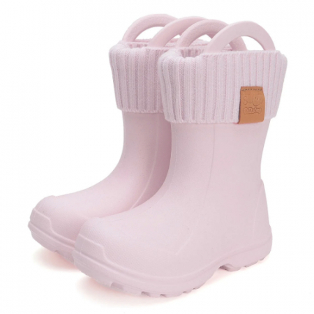 Cizme ploaie copii fete impermeabile DD Step, Roz - I106-42443 [1]