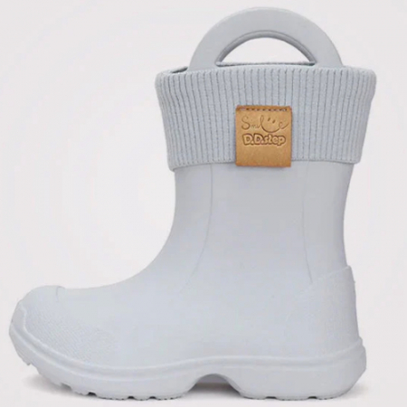 Cizme baieti - Cizme ploaie copii baieti impermeabile DD Step, Gri - 1106-42645