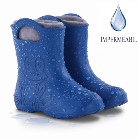 Noua Colectie Cizme de ploaie Camminare - Cizme de ploaie copii Camminare Frog EVA, Albastru - Pantofiori.ro