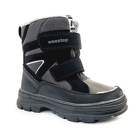 Cizme copii baieti impermeabile îmblănite Weestep, Negru - R578568642 BK [0]