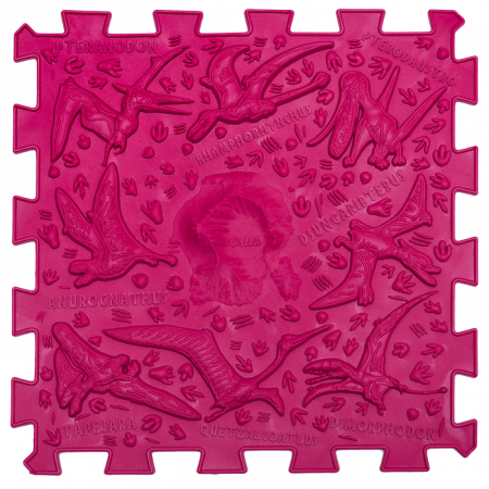 Covoras de masaj Ortek Dinozauri Puzzle-uri 12 elemente + 8 triunghiuri [11]