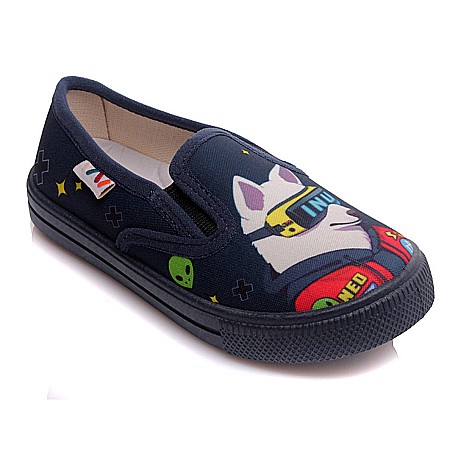 Espadrile copii baieti din textil Weestep, Albastru - R107850170 [0]