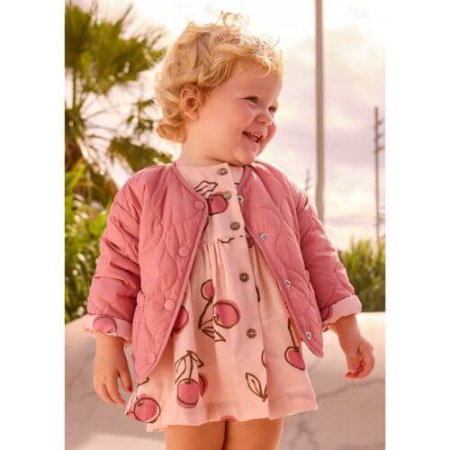 Geaca antivant reversibila pentru fete Mayoral, Blush - 1493-60 [1]