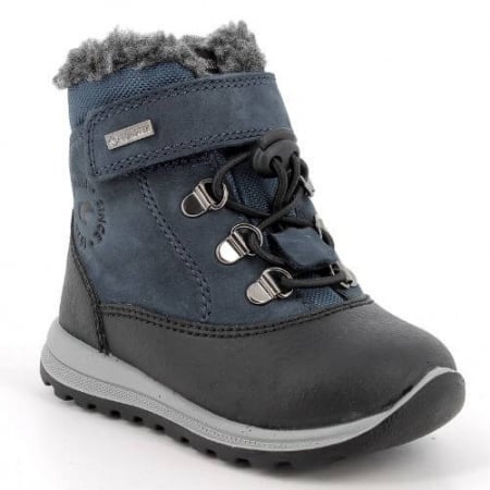 Noua Colectie De Toamna - Ghete impermeabile Goretex copii baieti din piele naturala Primigi, Albastru - 8858622