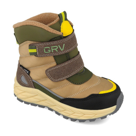 Ghete băieți îmblănite impermeabile Garvalin, Maro - 261845-B172 [1]