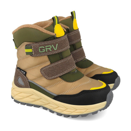 Ghete băieți îmblănite impermeabile Garvalin, Maro - 261845-B172 [3]
