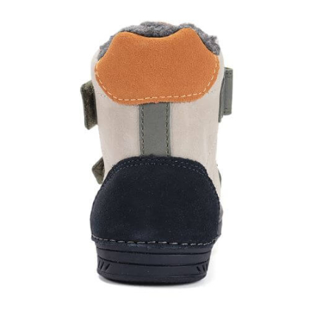 Ghete copii baieti din piele imblanite DD Step, Khaki - W040-52404A [4]