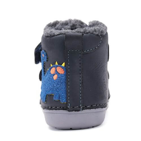 Ghete copii baieti din piele imblanite DD Step, Verde - W066-52525 [3]