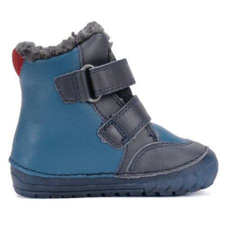 Ghete copii baieti din piele imblanite DD Step, Albastru -W029-52287 [5]