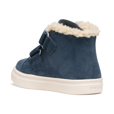 Ghete băieți din piele naturală Geox Nashik, Albastru Navy - B666HA_00022_C4002 [2]