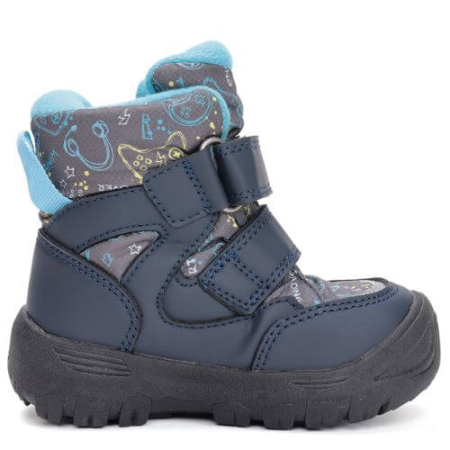 Ghete copii baieti impermeabile si imblanite DD Step, Albastru - P081-52299A [3]
