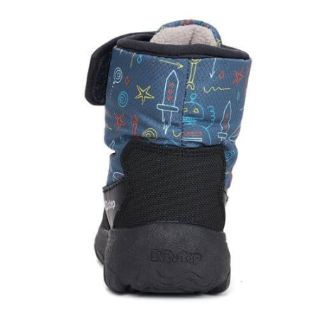 Ghete copii baieti impermeabile si imblanite DD Step, Albastru - P081-52502A [5]
