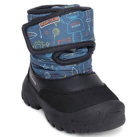 Ghete Baieti - Ghete copii baieti impermeabile si imblanite DD Step, Albastru - P081-52502A