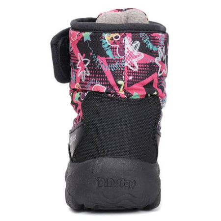 Ghete copii fete impermeabile si imblanite DD Step, Negru - P081-52502B [4]