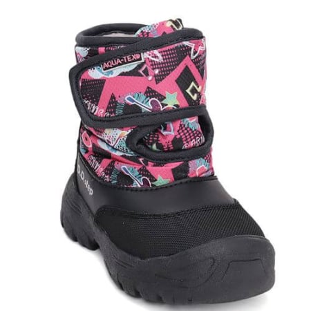 Ghete - Ghete copii fete impermeabile si imblanite DD Step, Negru - P081-52502B