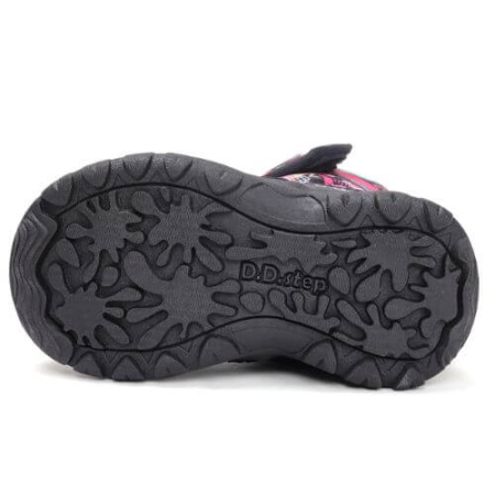 Ghete copii fete impermeabile si imblanite DD Step, Negru - P081-52502B [6]