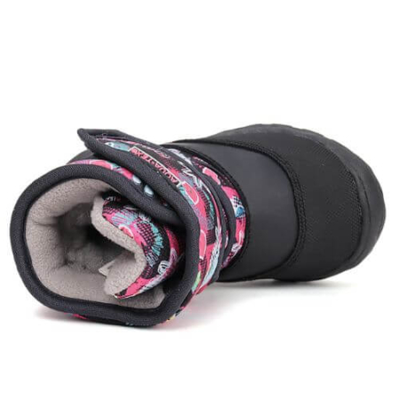 Ghete copii fete impermeabile si imblanite DD Step, Negru - P081-52502B [5]
