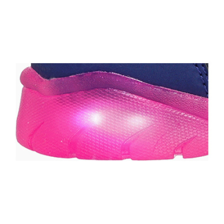 Ghete fete cu luminițe Skechers Illumi-Brights, Albastru/Roz - 319310N-NVMT [6]