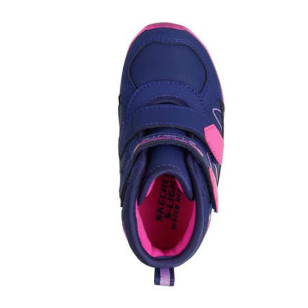 Ghete fete cu luminițe Skechers Illumi-Brights, Albastru/Roz - 319310N-NVMT [3]