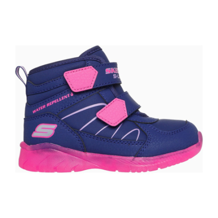 Ghete fete cu luminițe Skechers Illumi-Brights, Albastru/Roz - 319310N-NVMT [2]