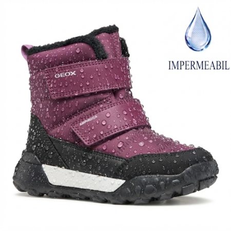 Colecții Noi - Ghete fete impermeabile Geox Trekkyup, Violet - J66M7A_0FU54_C8H8N