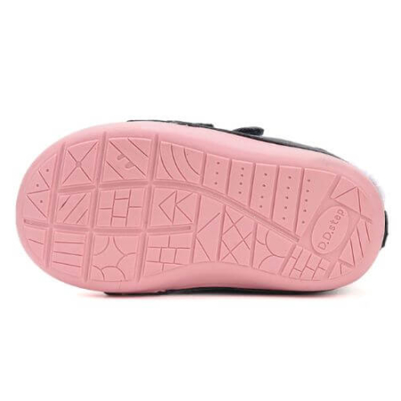 Ghete copii fete din piele imblanite DD Step, Albastru - W066-52733A [6]