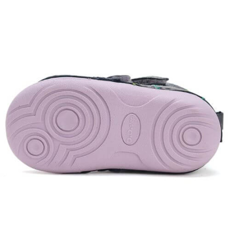 Ghete copii fete din piele imblanite DD Step, Mov - W015-52997B [6]