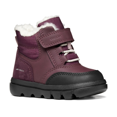 Ghete fete din piele naturală Geox Willaboom Abx, Mov - B665AB_0ME22_C7016 [1]