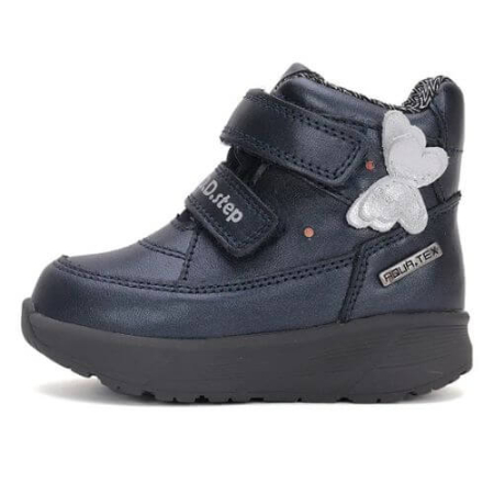 Ghete copii fete impermeabile si imblanite cu LED DD Step, Albastru - P083-42591 [1]