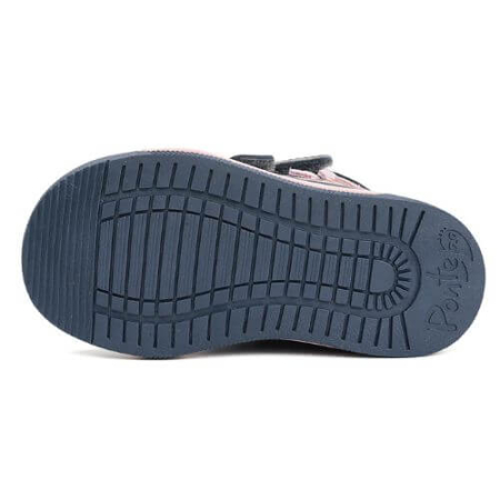 Ghete copii fete supinate din piele imblanite Ponte 20, Albastru - DA07-5-2491B [6]