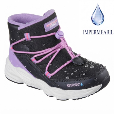 Ghete Fete - Ghete Skechers 303492_BKMT