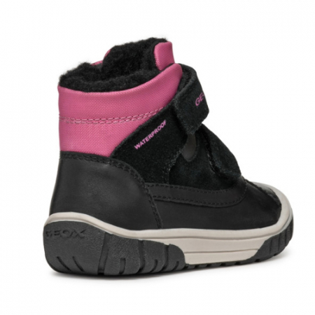 Ghete copii fete impermeabile si imblanite Geox, Negru - B462LC_022FU_C0922 [4]