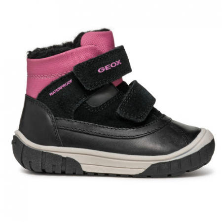 Ghete copii fete impermeabile si imblanite Geox, Negru - B462LC_022FU_C0922 [3]