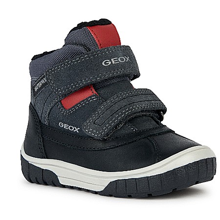 Ghete copii baieti impermeabile si imblanite Geox, Negru - B162DB_022FU_C0047 [0]