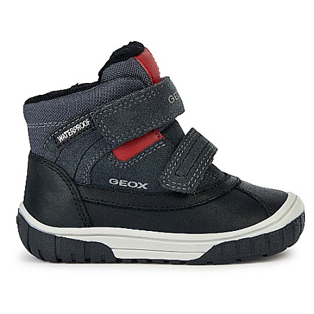 Ghete copii baieti impermeabile si imblanite Geox, Negru - B162DB_022FU_C0047 [1]