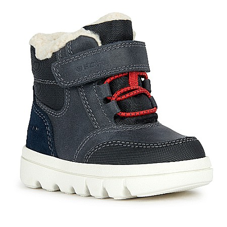 Ghete copii baieti impermeabile si imblanite Geox, Albastru - B365BC_0ME22_C0735 [0]