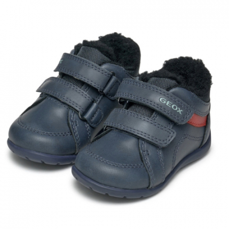 Ghete Baieti - Ghete copii baieti imblanite Geox, Negru - B461PA_000ME_C0735