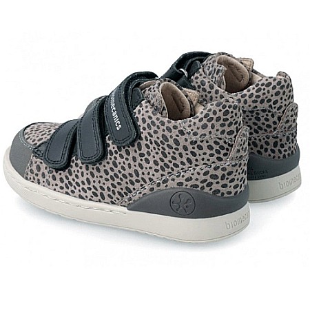 Ghete copii fete din piele imblanite, Biomecanics, Gri - 221207-A-FB [2]