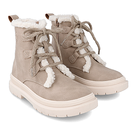 Ghete copii fete imblanite Garvalin, Gri - 231560-B [0]