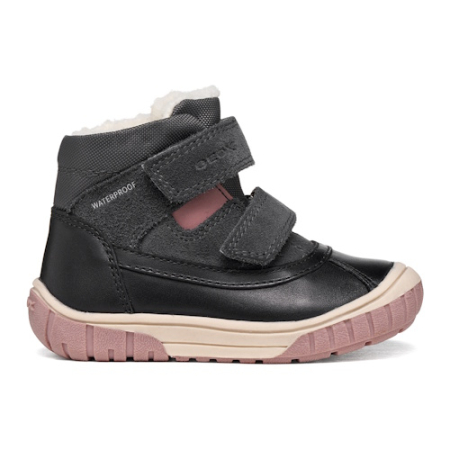 Ghete fete din piele naturală Geox Omar, Negru - B462LC_04322_C0005 [6]