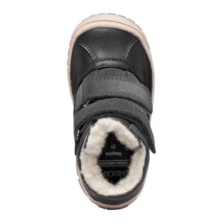 Ghete fete din piele naturală Geox Omar, Negru - B462LC_04322_C0005 [4]