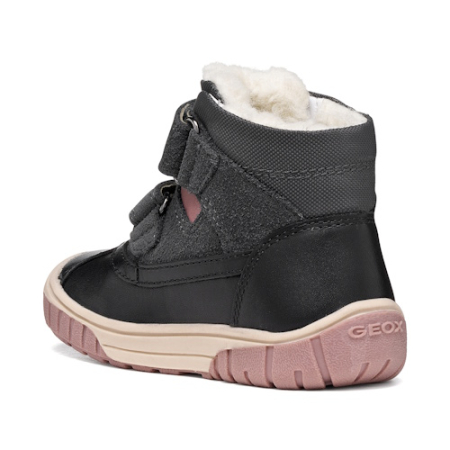 Ghete fete din piele naturală Geox Omar, Negru - B462LC_04322_C0005 [2]