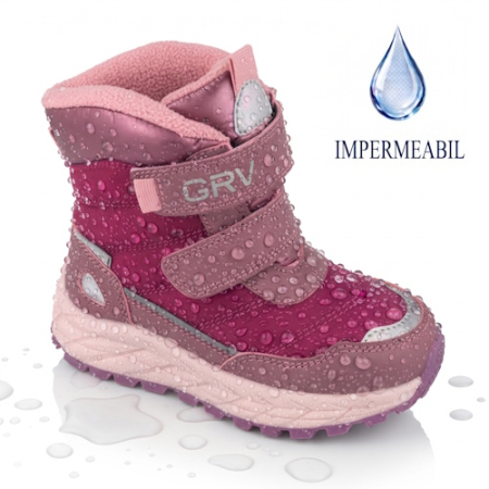 Noua Colectie Garvalin - Ghete fete îmblănite impermeabile Garvalin, Roșu - 261845-D915