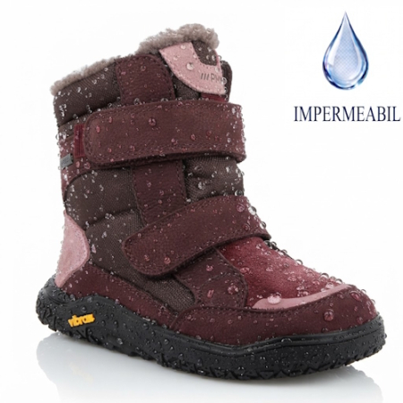 Ghete Fete - Ghete Gore-Tex fete Barefoot Primigi, Bordo/Vibram - 2418300