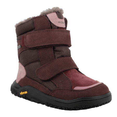Ghete Gore-Tex fete Barefoot Primigi, Bordo/Vibram - 2418300 [1]
