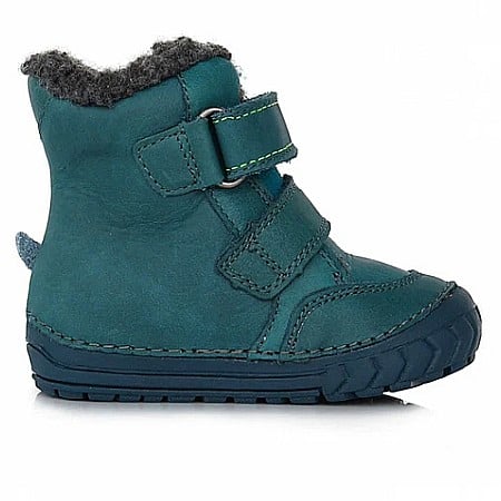 Ghete copii baieti din piele imblanite DD Step, Verde - W029-394B [2]